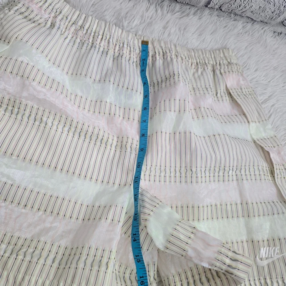 Nike NWT Women's Sportswear Earth Day Pastel Striped Athletic Shorts